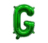 Palloncino a forma di lettera G, 40 cm, verde