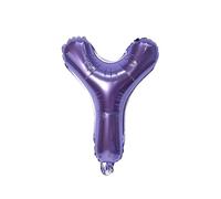 Palloncino a forma di lettera in pellicola, 40 cm, per matrimoni, felici, compleanni, feste, colore: viola