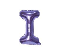 Palloncino a forma di lettera in pellicola, 40 cm, per matrimonio, felice, compleanno, feste, decorazione viola