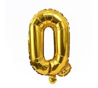 Palloncino a forma di lettera Q oro circa 80 cm - Palloncino con lettere decorative per feste di matrimonio, compleanno, Capodanno, regalo, bambino, pubblicità, vetrina, scatola fotografica, nome
