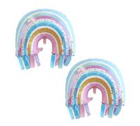 Palloncino arcobaleno 2 pezzi decorazione di compleanno gigante palloncini arcobaleno nappe palloncini arcobaleno temi arcobaleno decorazione festa palloncino bambini compleanno decorazione festa