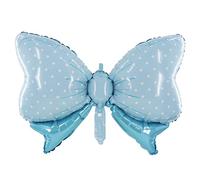 Palloncino con fiocco blu, 80 cm (confezione da 2)