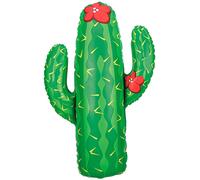 PALLONCINO decorativo a forma di CACTUS verde - Pallone in foil Mylar 103x85cm