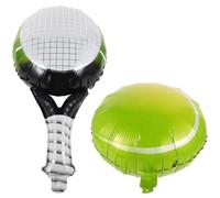 Palloncino Decorativo a Forma di Pallina e Racchetta da Tennis