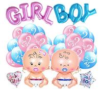 Palloncino di rivelazione di genere, Baby Shower Decorazione Ragazzi o ragazze, ragazzo o ragazza palloncino, palloncini di festa di rivelazione di genere Sesso Reveal Set Baby Shower Party Deco