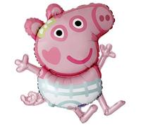 Palloncino Evie Pig, Decorazione a Forma di Maialino Rosa, Gonfiabile