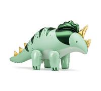 Palloncino Foil Mylar a forma di DINOSAURO TRICERATOPO 101 x 60.5 cm 1B9N