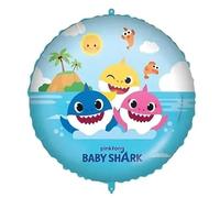 Palloncino foil mylar Squali Baby Shark - 46 cm - gonfiabile ad elio - gonfiabile ad aria o elio - FORNITO SGONFIO
