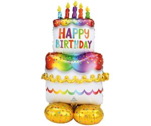 Palloncino Gigante 134cm Torta di Compleanno per Feste