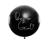 Palloncino Gigante da Scoppiare con Coriandoli Azzurri per Gender Reveal Party (Maschio)