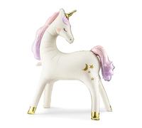 Eleganti palloncini in lamina a forma di unicorno per feste, palloncini bianchi autoportanti a forma di unicorno per decorazioni di compleanno, decorazioni per feste a tema unicorno