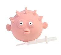 Palloncino gonfiabile a pressare, giocattoli animali soffianti - giocattoli Fidget da pressare, mani dei cartoni animati che esercitano giocattoli fidget, stretching per ragazzi con tubo di soffiaggio