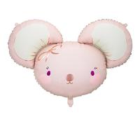 Palloncino gonfiabile topo rosa chiaro 96 x 64 cm