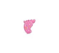 Palloncino in Foil a forma di piede con scritta in inglese: "It's a girl". 56cm,