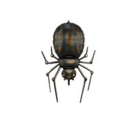 PALLONCINO in foil Mylar a forma di Ragno Nero 60x101cm Halloween