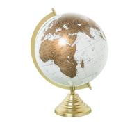 Palloncino in metallo bianco e oro 29x20,5x16 cm