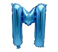 Palloncino in pellicola, 40 cm, con lettera M, per riempimento a elio