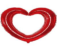 Palloncino in pellicola a forma di cuore, colore rosso