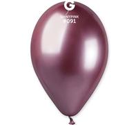 Palloncino lattice cromato 13" Cm. 33 - Confezione 50 pz - Gemar - Shiny Pink