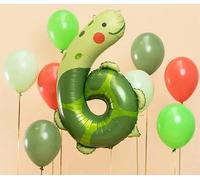 Palloncino metallizzato numero 6 con Tartaruga