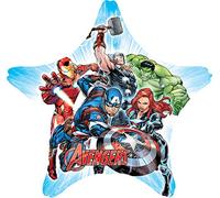 Palloncino Mylar Foil Jumbo 28" Sagomato Stella con Avengers