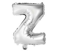 Palloncino Mylar Lettera Z Argento Grande 40'' 101 cm