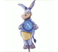 Palloncino Mylar Napoli Asinello 51x119 cm