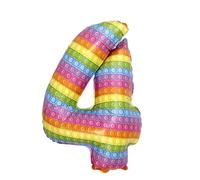 Palloncino Mylar Numero 4 Pop It Grande 33'' 85 cm