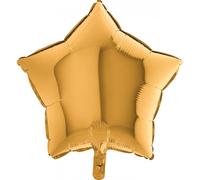 Palloncino Pallone Stella Oro Grande Sagomato Mylar Foil Elio Aria Addobbi Comp