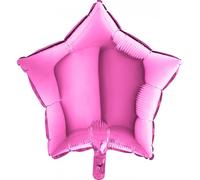Palloncino Pallone Stella Rosa Baby Grande Sagomato Mylar Foil Elio Aria Addobb