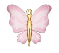 Grande palloncino a farfalla rosa PartyDeco 60 cm farfalla a tema festa compleanno estate matrimonio decorazione, colori pastello palloncini per baby shower ragazza addio al nubilato decorazioni