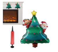 Palloncino Per Il Natale | Decorazione Per Albero Di Natale Con Renna E Babbo,Palloncini Gonfiabili Autoportanti Per Novità,Per Feste Capodanno Compleanni Celebrazioni