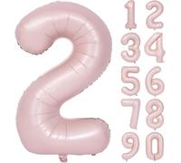 Palloncino rosa 40 pollici opaco rosa numero palloncini 2 ragazze compleanno palloncini rosa elio pellicola Mylar palloncino decorazione compleanno festa banchetto decorazione numero 2