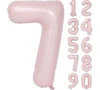 Palloncino rosa 40 pollici opaco rosa numero palloncini 7 ragazze compleanno palloncini rosa elio pellicola Mylar palloncino decorazione compleanno festa banchetto decorazione numero 7