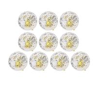 Palloncino trasparente in lattice da 10 pezzi con parole di buon compleanno per decorare la festa di compleanno, l'anniversario di matrimonio (palline di coriandoli dorati)