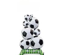 Palloncino trofeo a tema calcio da 5 pezzi dorato con "1" e accenti a forma di stella Ideale for tornei scolastici premi atletici Per Feste(Color 2)