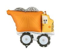 Palloncino XL in pellicola, per camion, camion, camion, per cantiere, per il compleanno dei bambini, decorazione per il compleanno dei bambini, adatto a elio