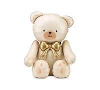 Palloncino XXL in pellicola, motivo: orsacchiotto, crema, autoportante, per baby shower, compleanno, ragazza, ragazzo, regalo per nascita, cameretta dei bambini, compleanno dei bambini
