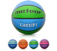 meteor Pallone Basket Palla da Basketball - Dimensione Bambini Giovani Ideale per Allenamento e Divertimento - Gonfiabili Pallacanestro Mini con Superficie Antiscivolo Layup
