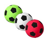 Pallone Calcio - 3 Palline Morbide Spugnose Rimbalzanti | Mini Palloni Calcio | Gioco Bambini Per Interno Ed Esterno, Casa, Scuola, Festa, Compleanno | Palline Colorate Per Esercizio E Divertimento