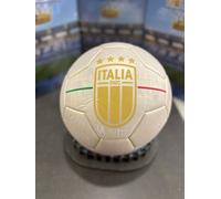 Pallone Calcio Italia FIGC Cuoio N°5 Palla Azzurri Originale Ufficiale Bianco