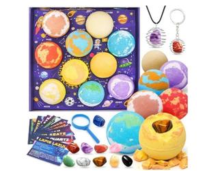 Pallone da Bagno per Bambini - Gioco Planetario Sicuro e Colorato con Interna | Sicuro per Acqua Giardino Piscina | Regalo per Maschi Femmine Amici Vasca Famiglia Giardino Piscina Casa