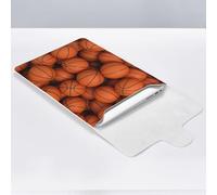 Pallone da basket arancione, Custodia per laptop in pelle PU, borsa per notebook, custodia per laptop, custodia per tablet