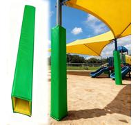 Pallone da basket - imbottitura per parco giochi per palo quadrato, protezione per giocatori interni/esterni, copertura durevole per palo