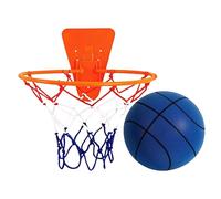 Pallone da basket morbido da interno - Pallone da basket silenzioso con cerchio - Pallone da basket senza rumore - Palloncini da basket morbidi | per il gioco in appartamento di ginnastica a casa, l