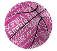 Pallone da Basket Personalizzato con Nome, Pallacanestro Personalizzato con Nome Stampato Su tutta la Superficie, Taglia 7/5 (29,5"/27,5"), Regali di Compleanno, Regali per gli Appassionati di Basket