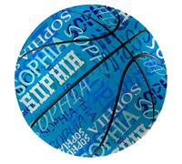 Pallone da Basket Personalizzato con Nome, Pallacanestro Personalizzato con Nome Stampato Su tutta la Superficie, Taglia 7/5 (29,5"/27,5"), Regali di Compleanno, Regali per gli Appassionati di Basket