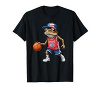 Pallone da Basket Puerto Rico Patriotic Flag Boricua Fun Pallacanestro Maglietta