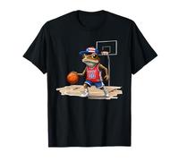 Pallone da Basket Puerto Rico Patriotic Flag Boricua Fun Pallacanestro Maglietta