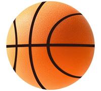 Pallone da basket silenzioso, misura 7, per interni con riduzione del rumore, palla morbida in poliuretano da 9,5 pollici per una pratica silenziosa